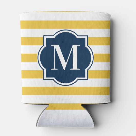 Gelbe Streifen Dosenkühler (Rückseite)