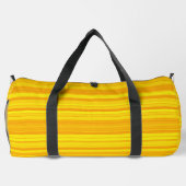 Gelbe Streifen Duffle Bag (Rückseite)
