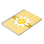 Gelbe Streifen, dunkel Notizblock (Linke Seite)