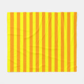 Gelbe Streifen Fleecedecke (Vorderseite (Horizontal))