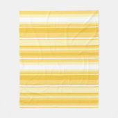 Gelbe Streifen Fleecedecke (Vorderseite)