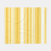 Gelbe Streifen Fleecedecke (Vorderseite (Horizontal))