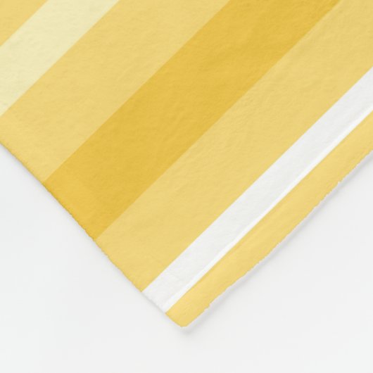 Gelbe Streifen Fleecedecke (Ecke)