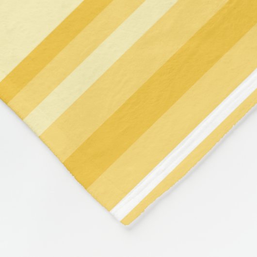 Gelbe Streifen Fleecedecke (Ecke)