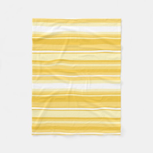 Gelbe Streifen Fleecedecke (Vorderseite)