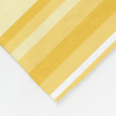 Gelbe Streifen Fleecedecke (Ecke)