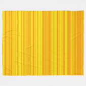 Gelbe Streifen Fleecedecke (Vorderseite (Horizontal))