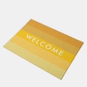 gelbe Streifen Fußmatte (Schrägansicht)