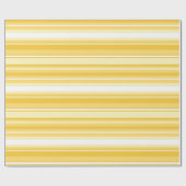 Gelbe Streifen Geschenkpapier (Flach)