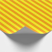 Gelbe Streifen Geschenkpapier (Ecke)
