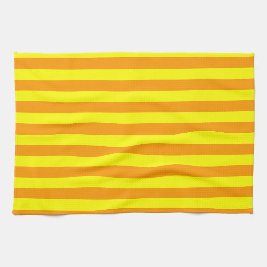 Gelbe Streifen Geschirrtuch (Horizontal)
