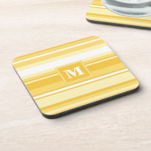 Gelbe Streifen Getränkeuntersetzer (Linke Seite)