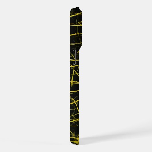 gelbe Streifen iPhone 15 pro max Gehäuse Hülle (Rechte Seite)