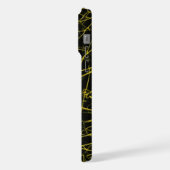 gelbe Streifen iPhone 15 pro max Gehäuse iPhone Hülle (Linke Seite)