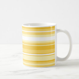Gelbe Streifen Kaffeetasse