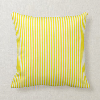 Gelbe Streifen Kissen
