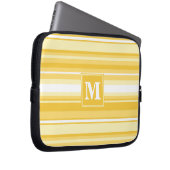 Gelbe Streifen Laptopschutzhülle (Vorne Rechts)
