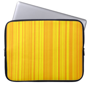 Gelbe Streifen Laptopschutzhülle