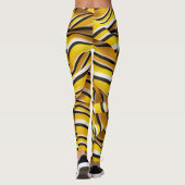 Gelbe Streifen Leggings