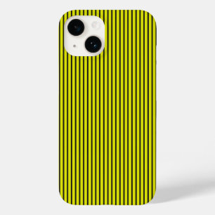 Gelbe Streifen Modernes Minimal Muster Case-Mate iPhone 14 Hülle