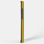 Gelbe Streifen Monogramm Samsung Galaxy Hülle (Rechte Seite)