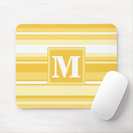 Gelbe Streifen Mousepad (Mit Mouse)