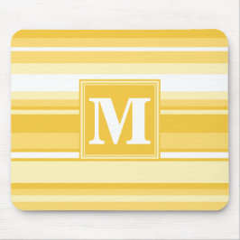 Gelbe Streifen Mousepad