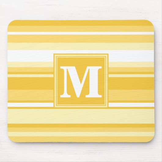 Gelbe Streifen Mousepad (Vorne)