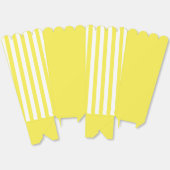 Gelbe Streifen Popcorn Gefältbox Geschenkschachtel (Ungeklappt)