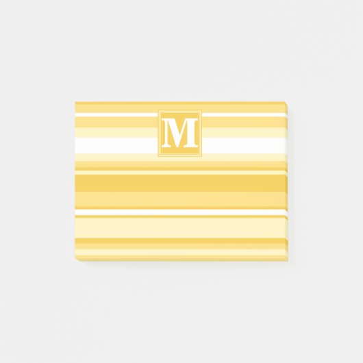 Gelbe Streifen Post-it Klebezettel (Vorderseite)