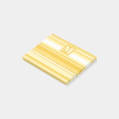 Gelbe Streifen Post-it Klebezettel (angewinkelt)
