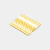 Gelbe Streifen Post-it Klebezettel (angewinkelt)