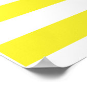 Gelbe Streifen Poster (Ecke)