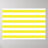Gelbe Streifen Poster (Vorne)
