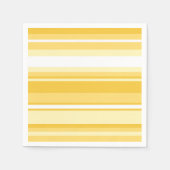 Gelbe Streifen Serviette (Vorderseite)