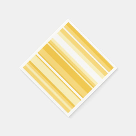 Gelbe Streifen Serviette (Ecke)