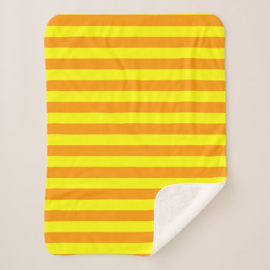 Gelbe Streifen Sherpadecke (Vorderseite)