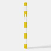 Gelbe Streifen, Streifen, Linien, Ihr Name iPhone Hülle (Rechte Seite)