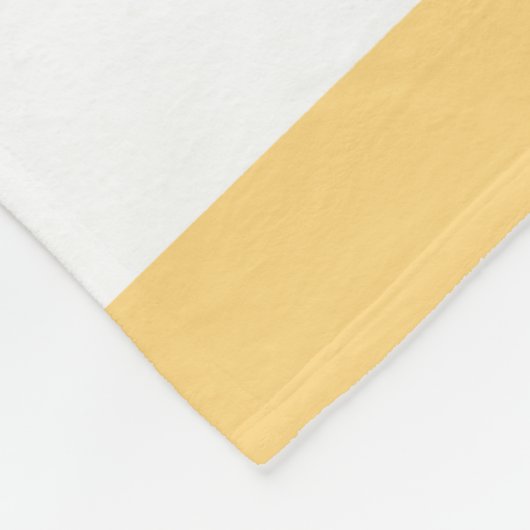 Gelbe Streifen und blauer Anker Fleecedecke (Ecke)