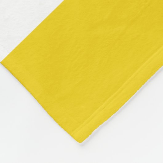 Gelbe Streifen, weiße Streifen, gestreiftes Muster Fleecedecke (Ecke)