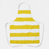 Gelbe Streifen, weiße Streifen, gestreiftes Muster Schürze (Vorderseite)