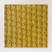 Gelbe Strickstoffe: gestreifte Textur. Puzzle (Horizontal)