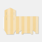 GELBE STRIPE-PATTERN MIT RIBBON-GÜNSTIGKASTE GESCHENKSCHACHTEL (Ungefaltet)