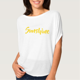 Gelbe Sunshine-Shirts T-Shirt