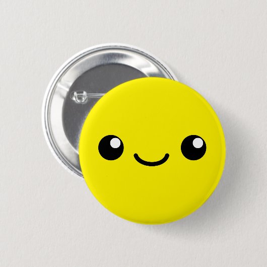 Gelbe Süsse Button (Vorne & Hinten)