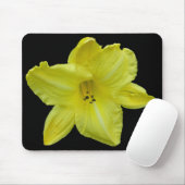 Gelbe Taglilie-Koordinationselemente Mousepad (Mit Mouse)