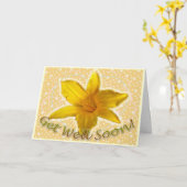 Gelbe Taglilie wird bald gut Karte (Gelbe Blume)