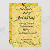 Gelbe Taka Einladung (Vorne/Hinten)