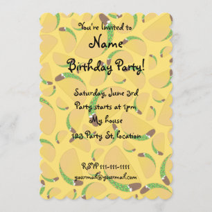 Gelbe Taka Einladung