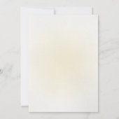 Gelbe Tandemanlage Einladung zur Hochzeit (Rückseite)